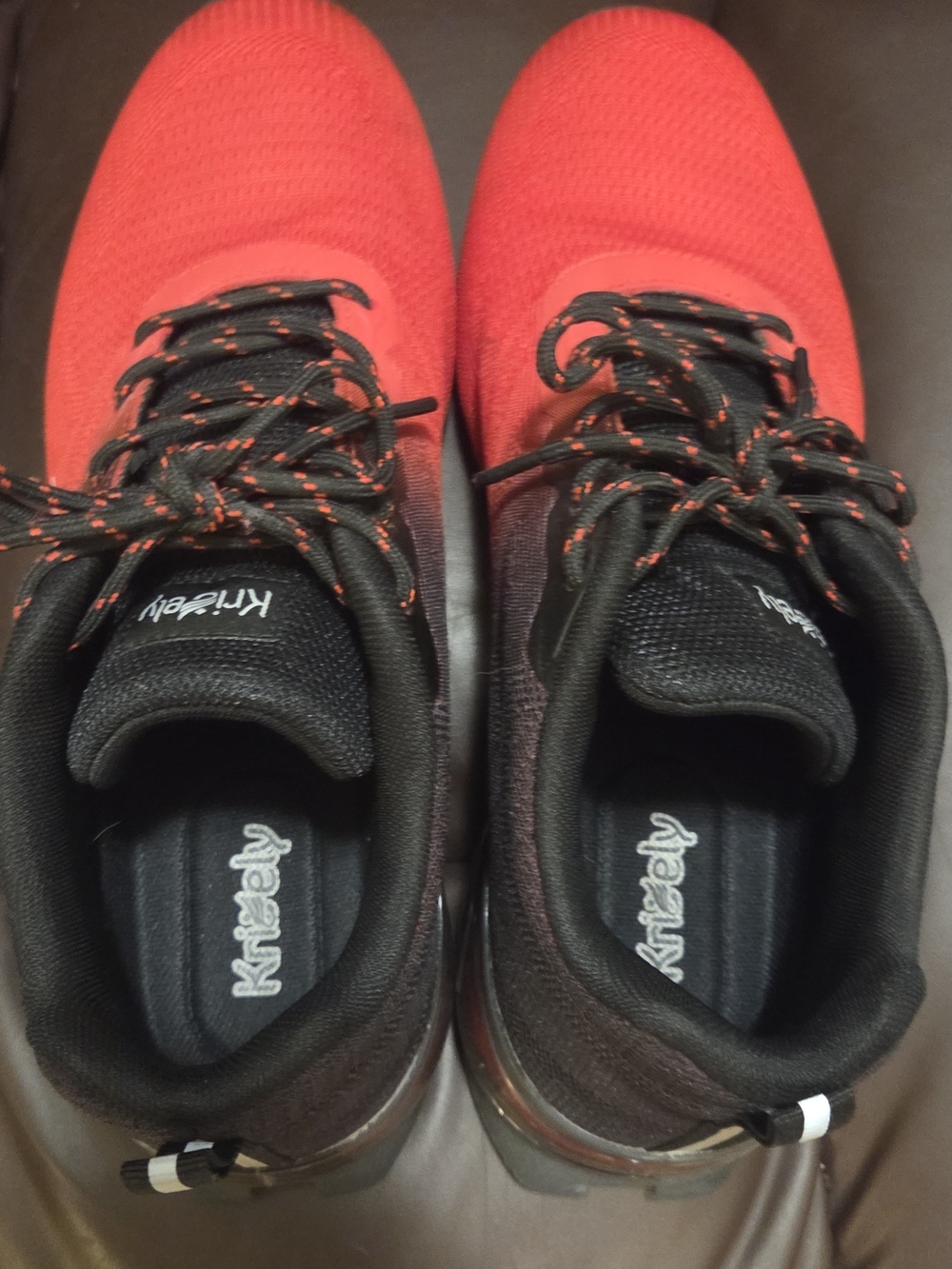 Kricely Men’s Red and Black Trail Shoes